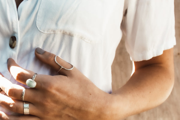 Large Open Oval Ring - Wild Soul Gems