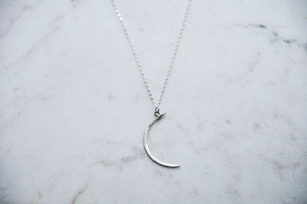 Crescent Moon Necklace - Wild Soul Gems