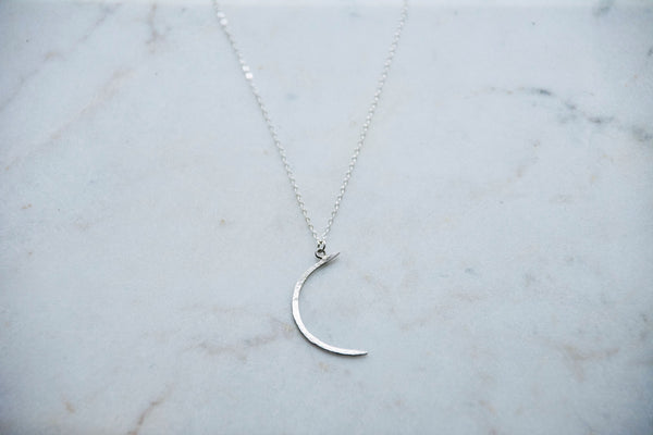 Crescent Moon Necklace - Wild Soul Gems