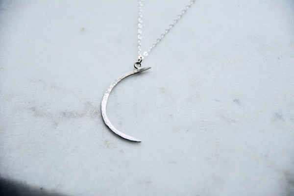 Crescent Moon Necklace - Wild Soul Gems