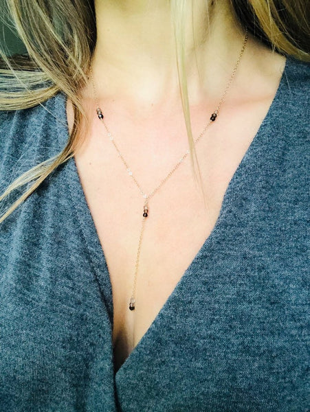 Smokey Quartz Lariat - Wild Soul Gems