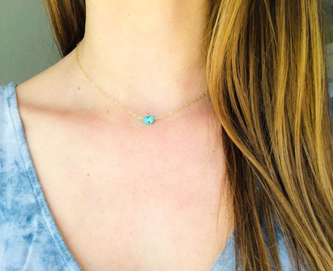 Natural Turquoise Necklace - Wild Soul Gems